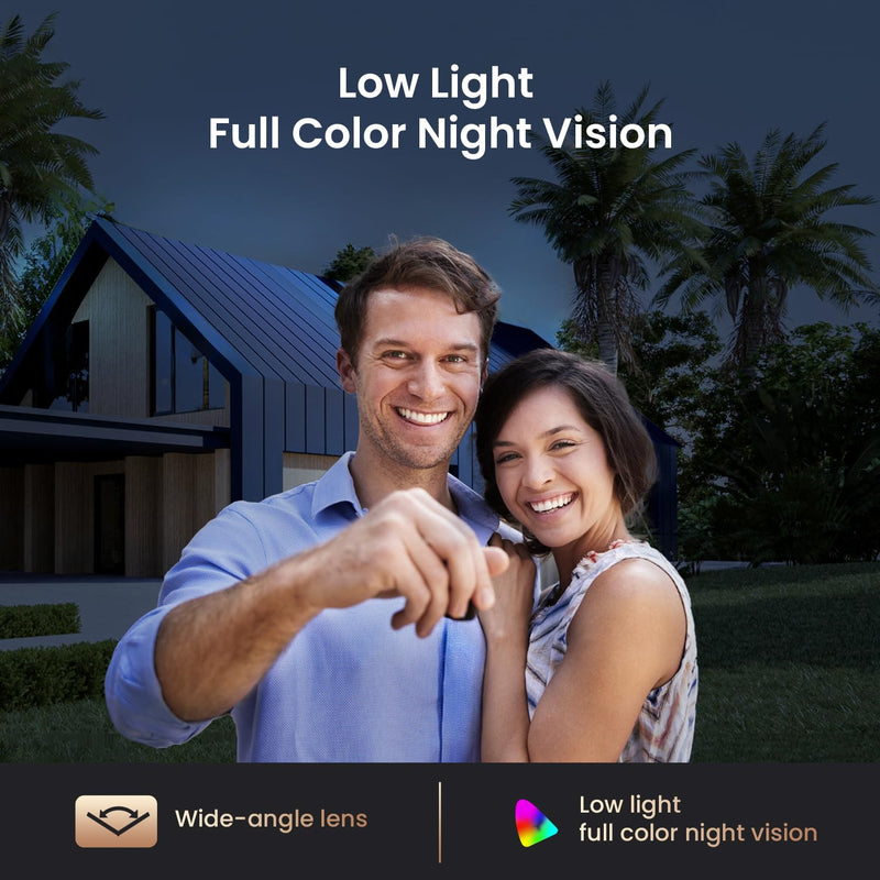 [AUSTRALIA] - Smart Video Doorbell Camera Wireless, AI Human Detection and Instant Alerts, Night Vision, 2-Way Audio, Battery Powered, Cloud Storage, 2.4G WiFi, Live View, Indoor Outdoor Surveillance 