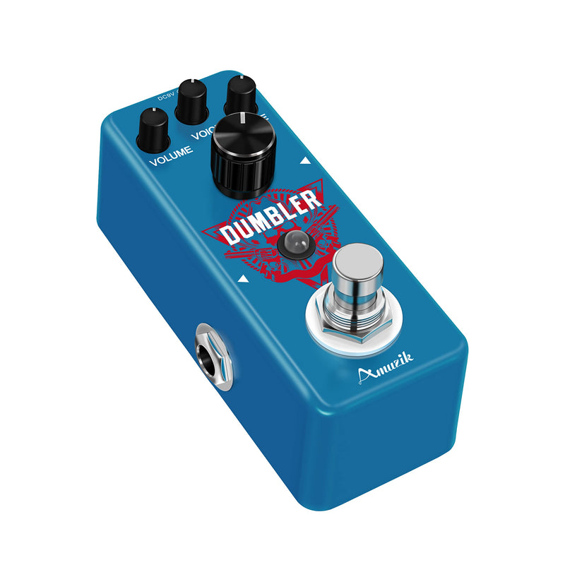 [AUSTRALIA] - Amuzik Guitar Dumbler Effect Pedal for Electric Guitar Analog Dumbler Effects Pedals with Amp simulator Effect Overdrive Pedals of Ture Bypass 