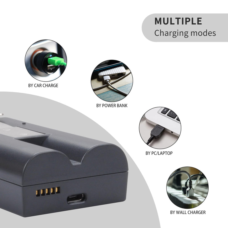 1 Pack Battery Replacement For Video Ring-Doorbell Camera 1/2/3/4, Spotlight Camera, Rechargeable Upgraded Cam Batteries (2nd & 3rd Gen) Camera Indoor and Outdoor PN V4 1ICR19/66-2 6040mAh/22.046Wh