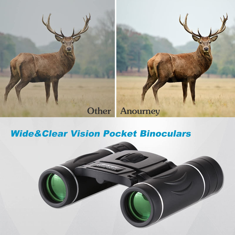 8x21 Mini Compact Pocket Binoculars, Lightweight Foldable Binoculars,Easy Focus Small Binoculars for Adults Kids Bird Watching,Opera Concert, Travel, Hiking, Outdoor Scenery, football game 8X21