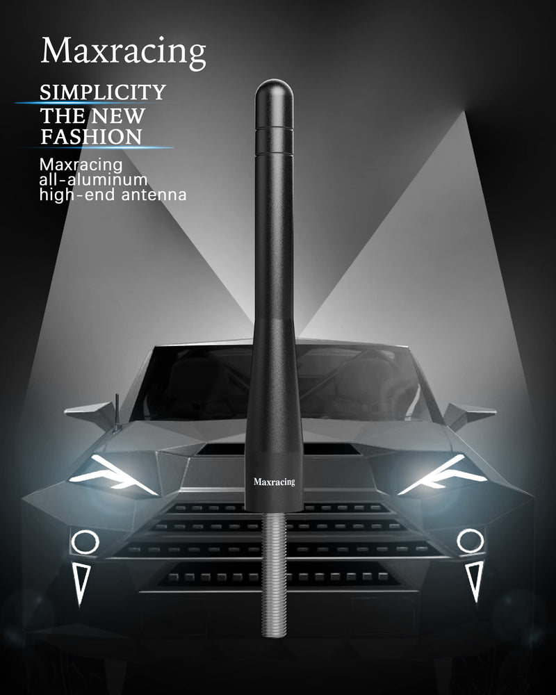[AUSTRALIA] - MAXRACING Short Aluminum Truck Antenna Compatible with Ford F150 Pickup Truck 1997-2024 
