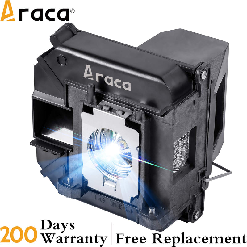 Araca ELPLP60 /ELPLP61 Replacement Projector Lamp with Housing for EPSON 425Wi 430i EB-95 H382A H383A H384A PowerLite 420 425 905 92 93 93+ 95 96W PowerLite 915W PowerLite 430 H388A EB-915W