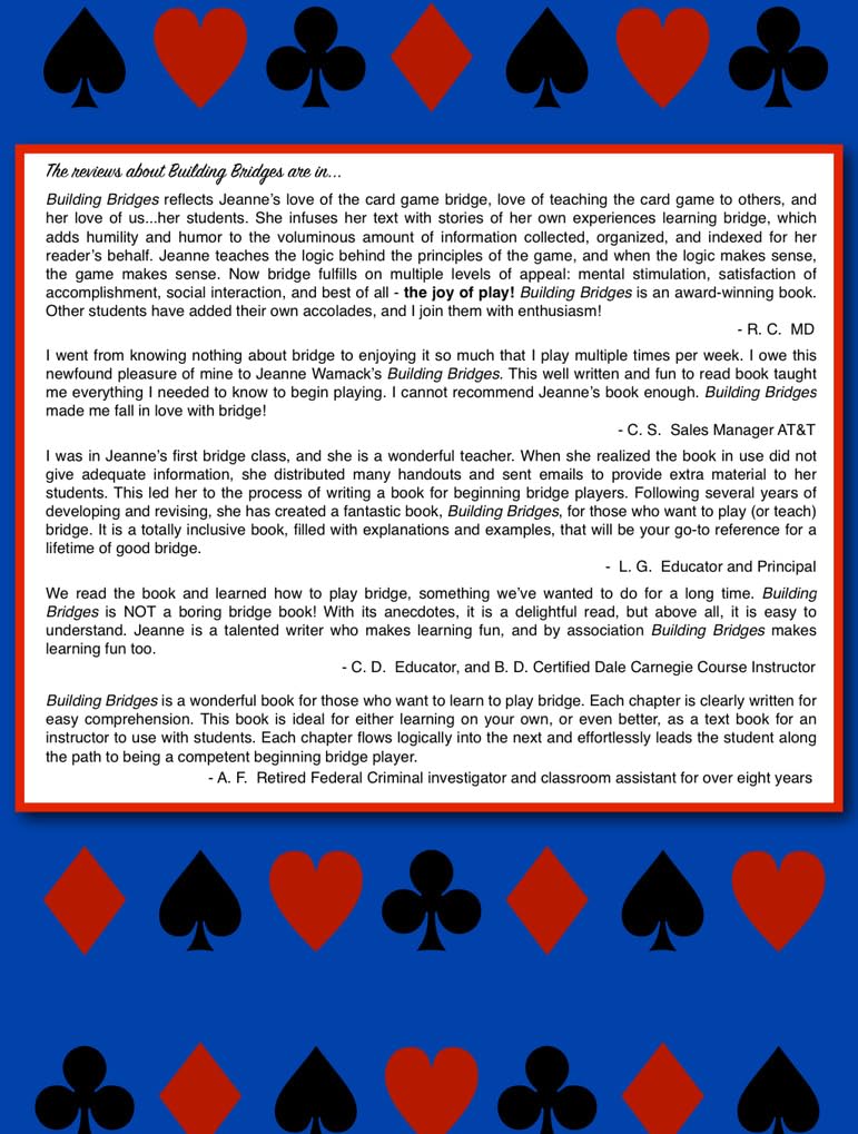 [AUSTRALIA] - BUILDING BRIDGES, An Introduction to the Card Game BRIDGE 