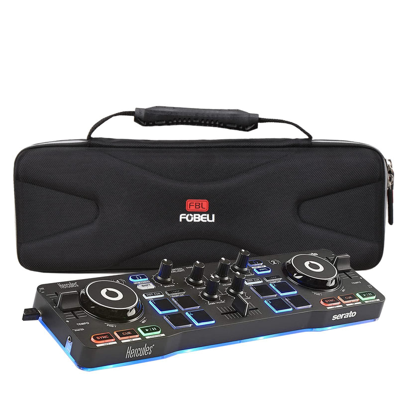 EVA Hard Storage Traveling Carry Case Compatible with Hercules DJControl Starlight Pocket USB DJ Controller, Shockproof Protective Carrying Bag (Case Only)