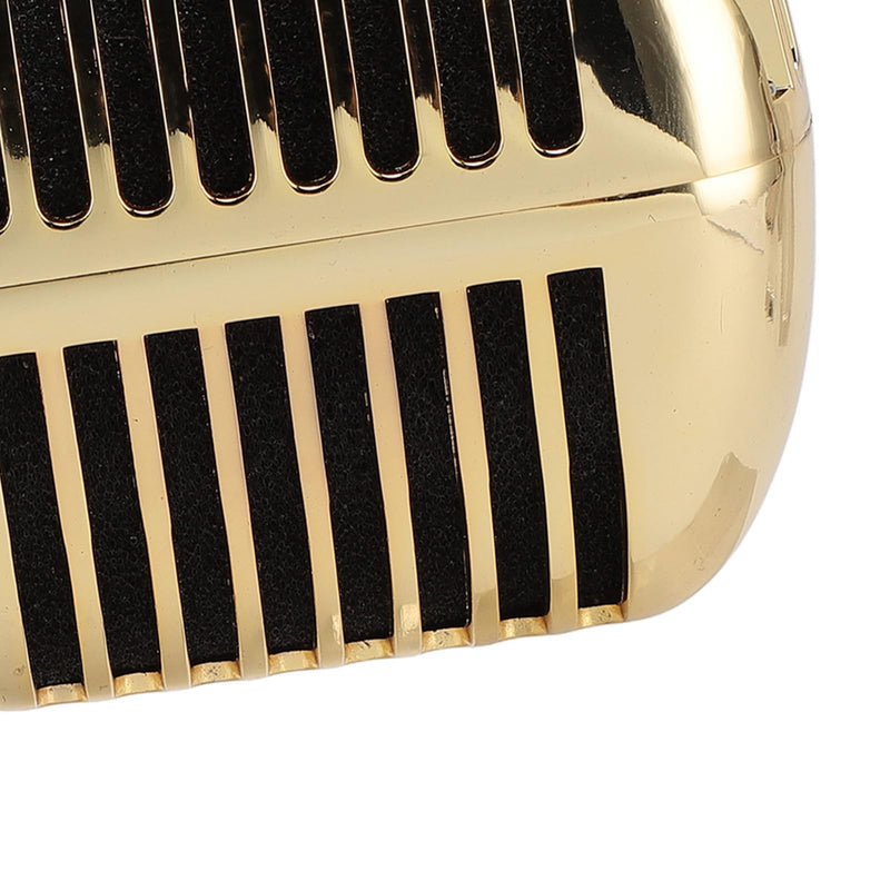 Retro Vintage Microphone, Zinc Alloy Self Tensioning Rack Dynamic Vocal Microphone with Sound, for KTV, Stage Performances (Gold)