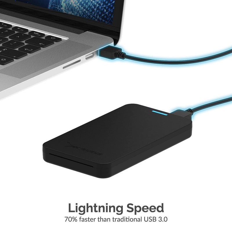 Sabrent USB 3.0 to SATA I/II/III Dual Bay External Hard Drive Docking Station + 2.5-Inch SATA to USB 3.0 Tool-Free External Hard Drive Enclosure