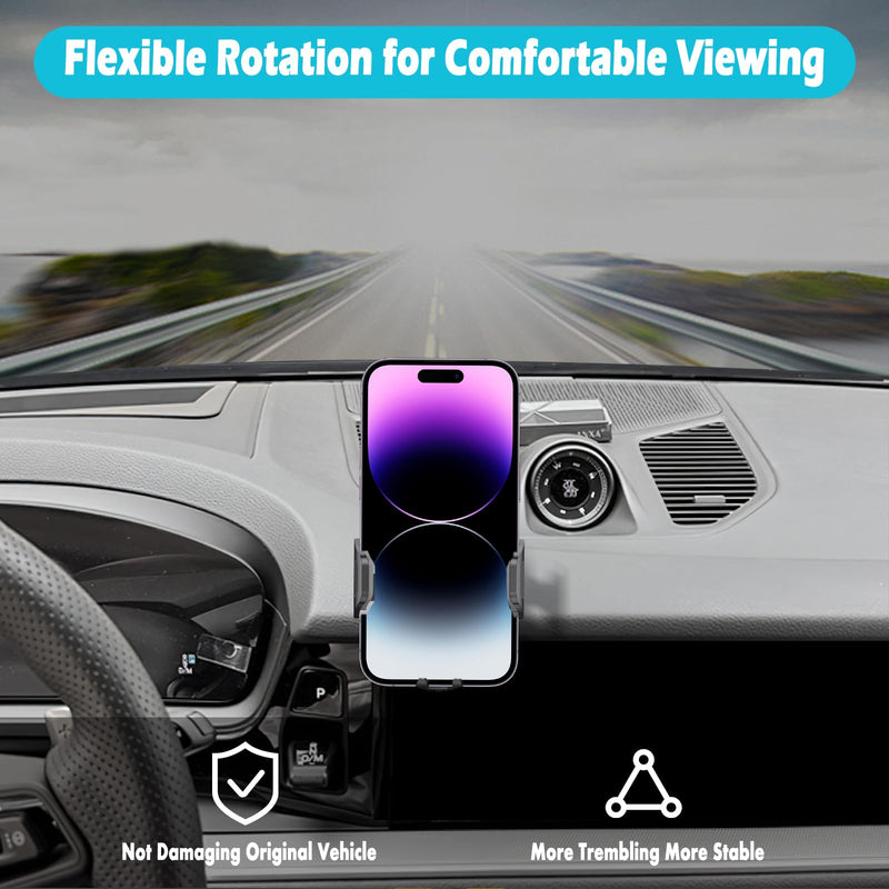 Car Phone Holder Fits for Porsche Cayenne 2024 2025 Accessories,Thick Cases Friendly,Cell Phone Mount for 4-7 in Phones,360 Degree Rotation,Easy to Install 2024 2025 Cayenne