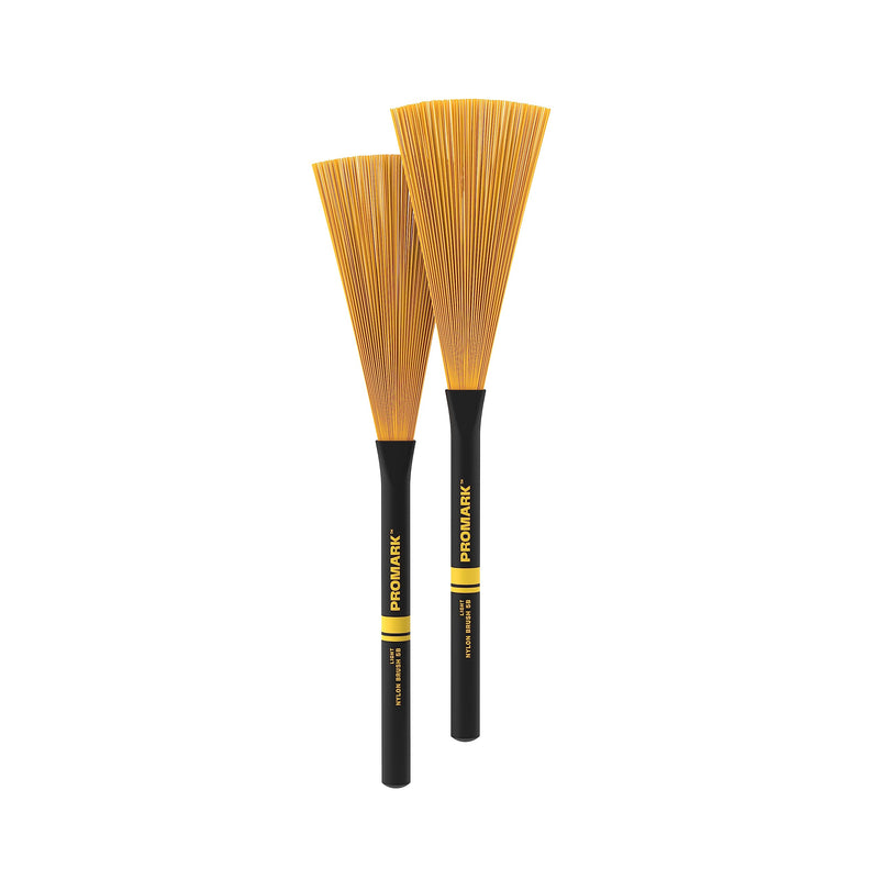 ProMark Light Nylon Brush 5B - Yellow - Jazz Brush - Wire Brush for Snare Drums - Nylon Drum Brush