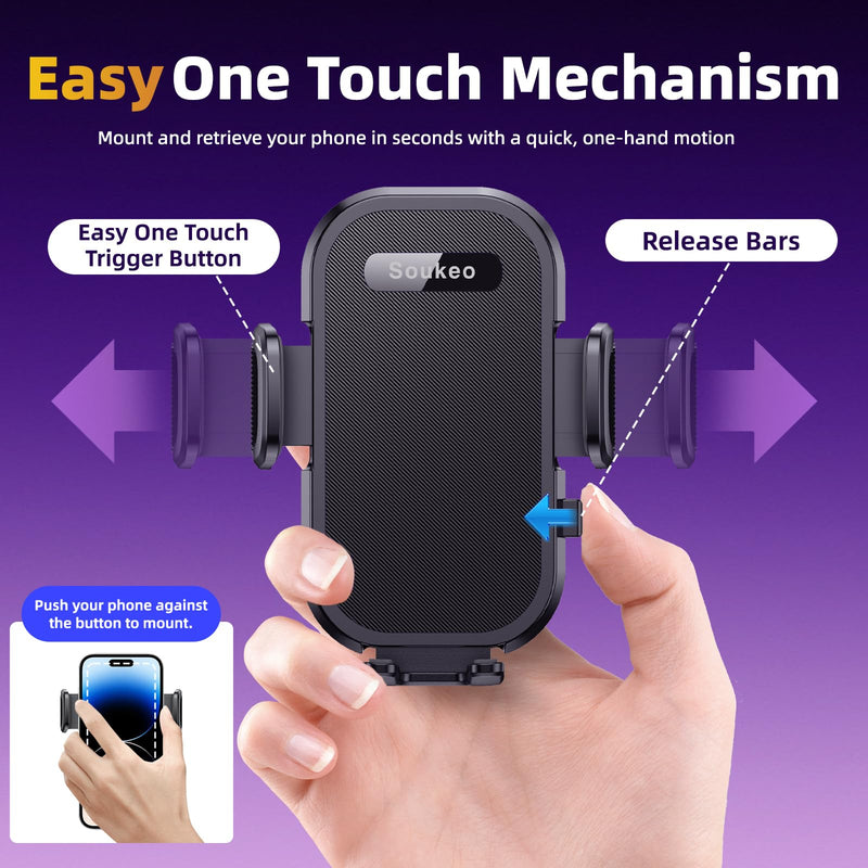 Upgraded Car Phone Holder Fits for Toyota RAV4 2006-2012 Auto Accessories,Cradles Adjustable Cell Phone Mount for 4-7 in Phones