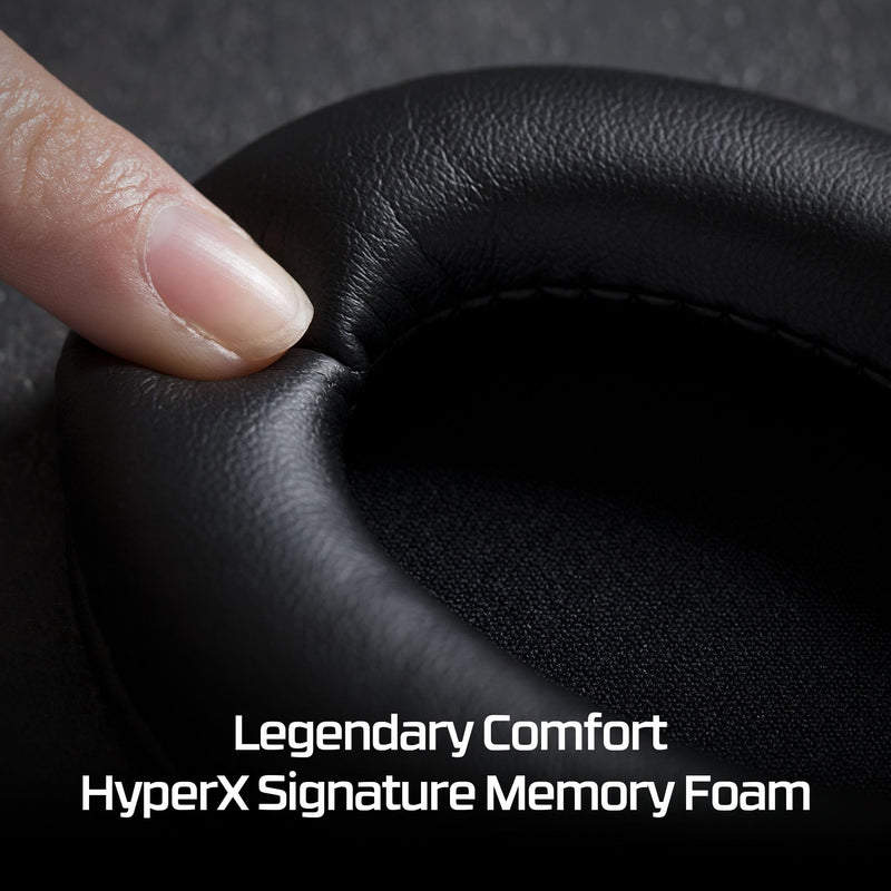 HyperX Cloud - Gaming Headset, Memory Foam Comfort, Noise-Cancelling mic, Durable Aluminum Frame. Medium (Pack of 1) New