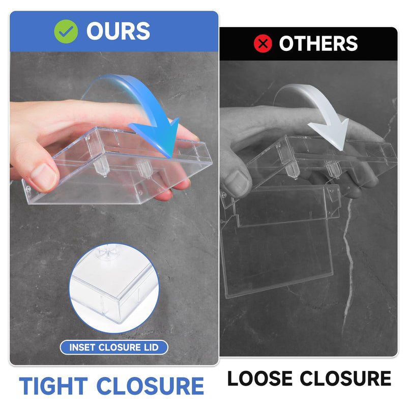 [AUSTRALIA] - 15-Pack Clear Plastic Cassette Tape Storage Cases - Premium Audio Storage Solution 