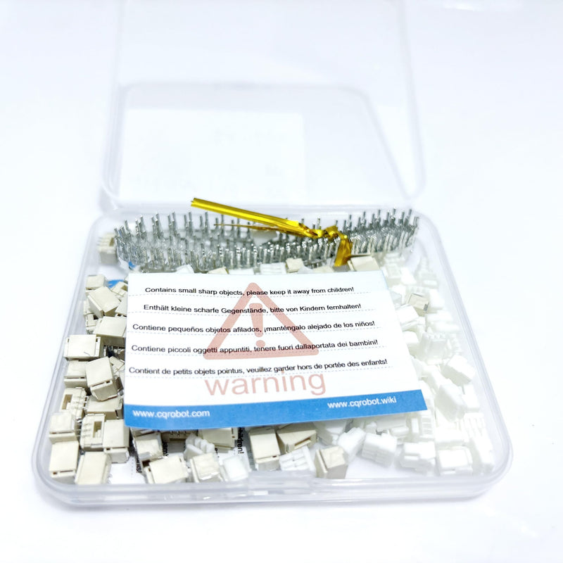 JST GH 1.25 mm Pitch 3-Pin Electronic Computer Connector IC Male Plugs, Female Sockets Housing and T-Shaped Crimp Terminal Kit. 80 Sets/400 Pieces Wire-to-Board Adapter Cable Assembly.