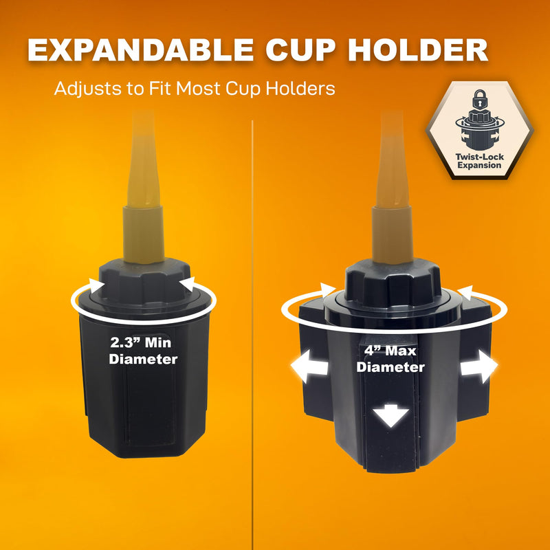 iBOLT miniProXL FlexiBOLT Phone Cup Holder Mount for Cars, Trucks