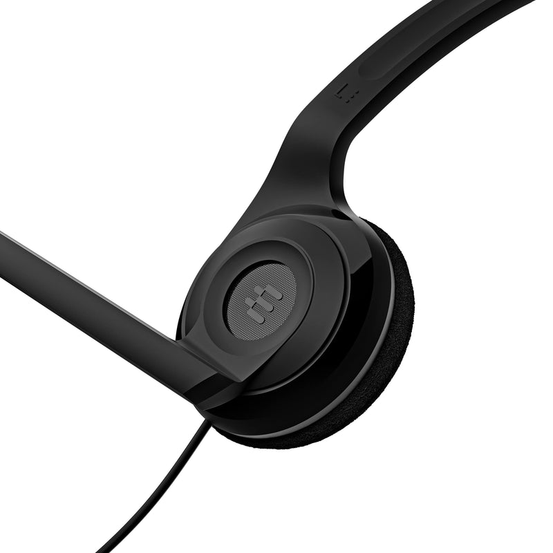 Sennheiser PC 5 Chat - Headset for Internet Communication, E-Learning and Gaming - Noise Cancelling Microphone, Casual Gaming Lightweight, high Comfort, Minimalistic, Black