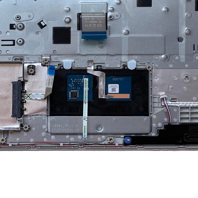 Replacement for Lenovo IdeaPad 320-15 320-15IKB 330-15AST 320-15IAP 320-15ABR Laptop Upper Case Palmrest Keyboard Touchpad Assembly Part 5CB0N86311 80XS0024US SN20M63090 Top Cover Sliver