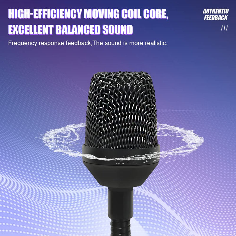[AUSTRALIA] - Professional Dynamic bob Barker Microphone for DJ Mixer Dedicated Disc Shouting Microphone KTV Bar Gooseneck Mic 