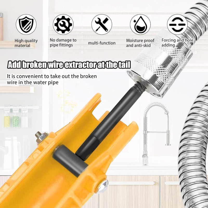 SZZETK 14 in 1 Tap Key, Tap Key, Multifunctional Tap Key, Tap Key for Sink Toilet Bowl Sink Kitchen Sanitary