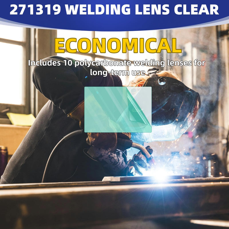 10pcs 271319 Helmet Clear Inside Cover Lens Compatible Digital Infinity Series Welding Helmet