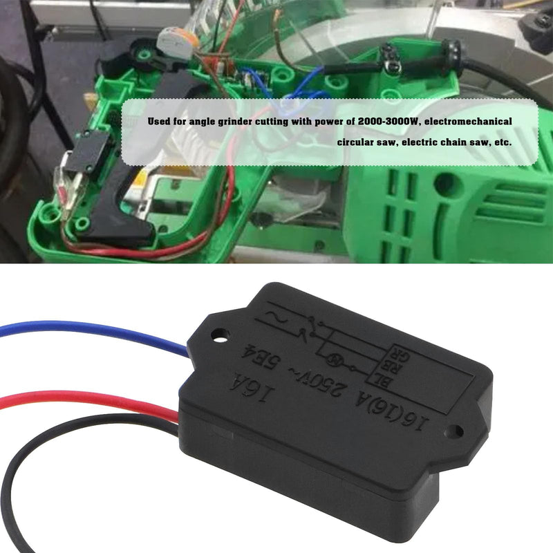 ECSiNG 250V 16A Soft Start Module Soft Start Switch Power Tool Soft Start Current Limiter for Electric Hammer Angle Grinder Cutting Machine