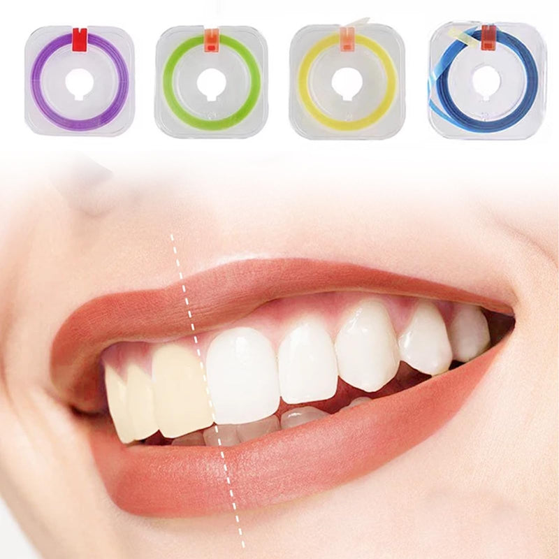 COZERI 4 Rolls Tooth Sandpaper Polishing Strips for Teeth Polishing, Tartar Remover for Spaces, Dental Polisher for Teeth, Dental Polish and Plaque Removal