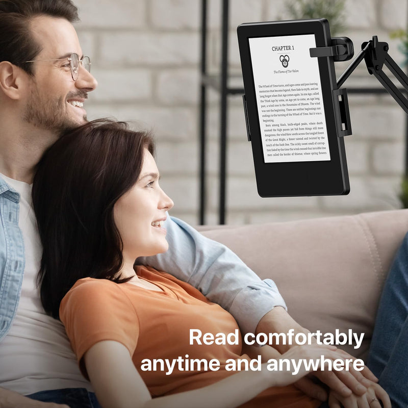 RF Remote Control Page Turner for Kindle Paperwhite Accessories Ipad Reading Kobo Surface Comics/Novels iPhone Tablets Android Taking Photos Camera Video Recording Remote Triggers Black