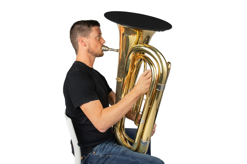 Gator Cases Double-Layer Wind Instrument Cover for Tuba, Helicon & Large Bell Instruments; Fits Bell Sizes Ranging from 22.5 to 24.5-Inches, Black (GBELLCVR2223BK-NF) 22 to 23 Inches