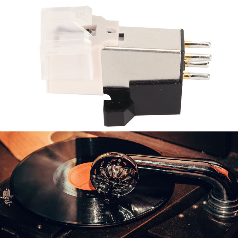 AT-3600L Magnetic Cartridge, Magnetic Cartridge with Needle, High Accuracy Replacement Magnet Turntable Cartridge for Turntable Record Player
