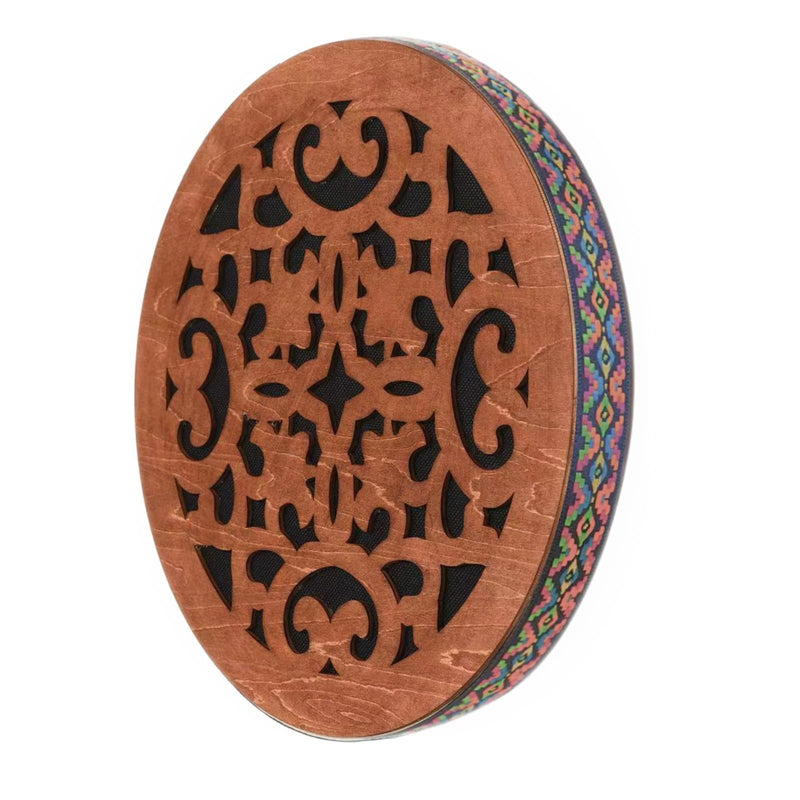 12INCH Ocean Drum,Water Stream Drum,Rain Disk "Water-Fall",Sound Healing,Onomatopoeic Wooden Drum For Performance Accompaniment 12 INCH