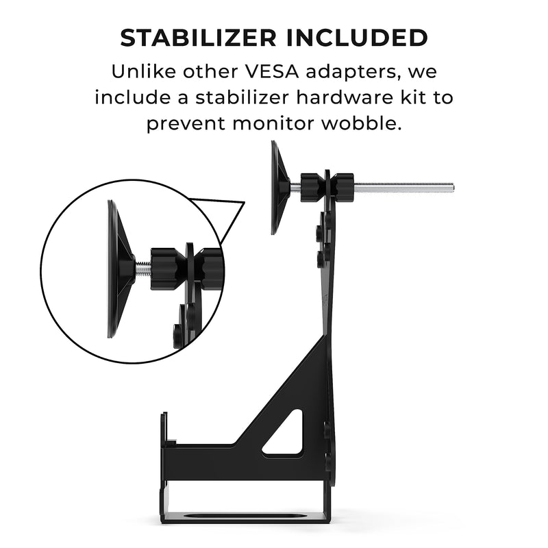 HumanCentric VESA Mount Adapter Bracket Compatible with Acer Monitor | Fits R240HY bidx, R221Q, R271, SB220Q, R241Y, RT240Y, RT270, SA220Q, SA230 bi, SA240Y, SA270 Bbix, SB230, SB240Y One Pack