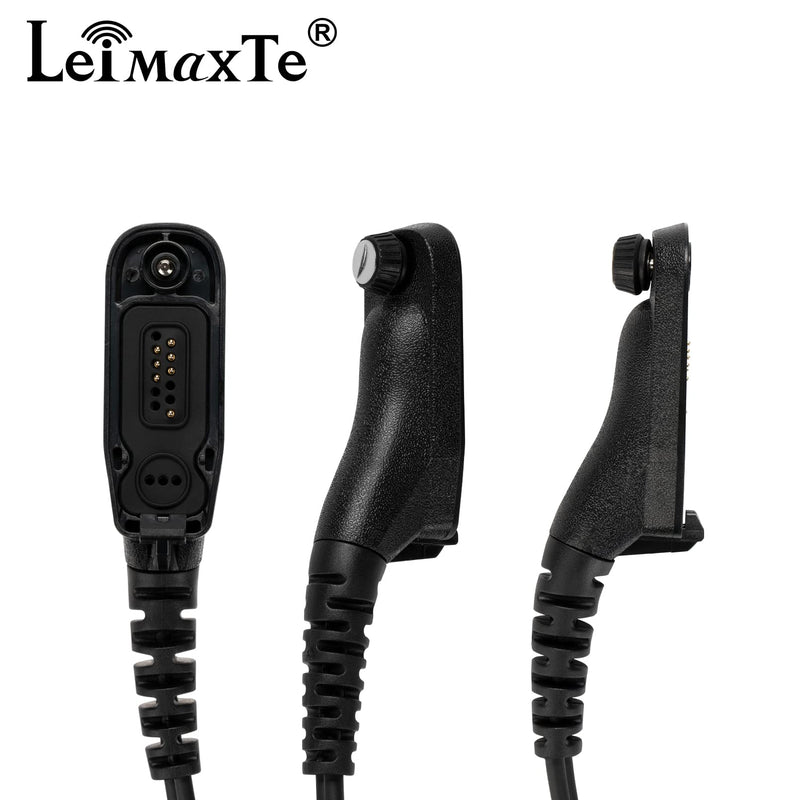 APX 6000/4000/8000 XPR 7550 XPR 7550e XPR 6350 6550 7350e 7580e Earpiece Headset for Motorola Radio with Acoustic Tube and PTT Mic (1 PCS) 1 PCS
