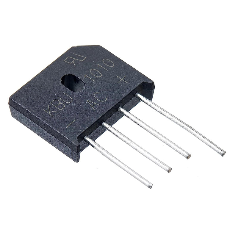 [AUSTRALIA] - PENGLIN KBU1010 1010 Bridge Rectifier Diode 10 A 1000 V Silicon Bridge Rectifier 4 Pins Pack of 10 