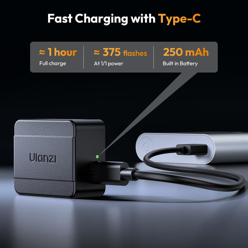 [AUSTRALIA] - ULANZI SL01 Mini Camera Flash, GN8 6500K Mini Flash Speedlite, 4 Power Levels, Compatible with Sony ZV-1/ZV-E10/Canon/Nikon/Fuji/Panasonic/Leica/Olympus, 【Not Fits Sony ZV-1F】 SL01-Mini Flash Speedlite 