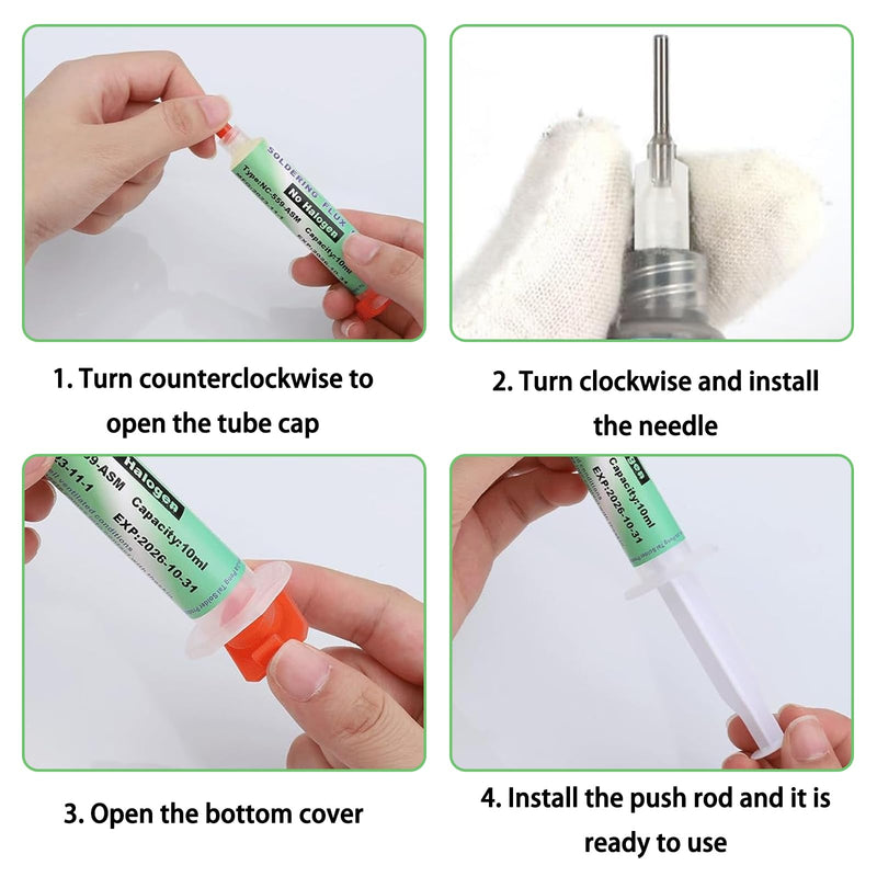 Flux Soldering Flux 20 ml, Flux Solder Paste Flux SMD Electronic Solder Flux Solder Paste Grease Flux Paste Solder Grease Flux Pastes for BGA Reflow, CPU/PCB/SMD/IC Solder