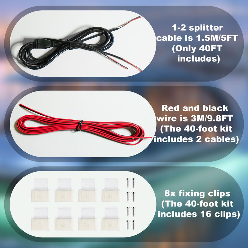 [AUSTRALIA] - SHUNLEE Led Boat Lights Green 40FT, IP67 COB Waterproof Marine Pontoon Led Lights, Boat Interior Strip Lights for Pontoon, Deck, Night Fishing, Kayak, RV, Bass (40FT-Green) 40FT-Green 
