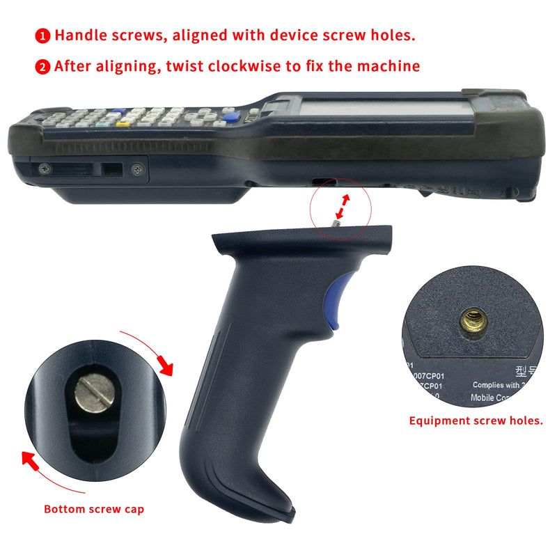 [AUSTRALIA] - CK3 Trigger Handle with Screw for Intermec CK3 CK3R CK3X CK65 Handheld Barcode Scanner Mobile Computer,Stable Sensitive Grip (P/N:203-879-003) 