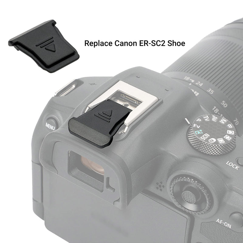 2PCS Camera Shoe Cover for Canon EOS R8 R50 R6 Mark II R5 Mark II R7 R10 R3 R5C,Replaces Canon ER-SC2 Shoe Cover, Flash Hot Shoe Cover Cap for Canon R8 R50 R6 R5 Mark II R7 R10 R3 R5C (NOT Fits EOS R5