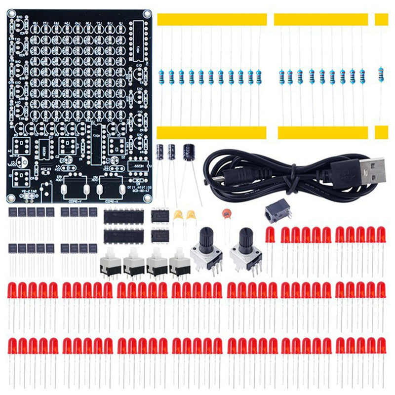 Set of 2 Soldering Kit, Soldering Set Kit, LED Soldering Exercise Set, DIY Soldering Kit, Soldering Learning Set, Soldering Kit, Soldering Kit for Beginners, Students, Soldering Enthusiasts, Learning