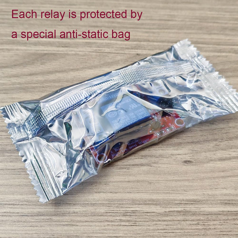 Gebildet Pack of 2 DC 5V 2 Channel Relay Module Boards Shield with Optocoupler Isolation, Supports High or Low Level Compatible Development Board Trigger 5 V 2-way