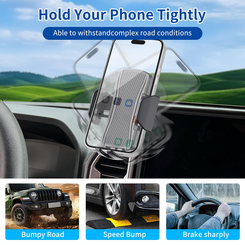 Car Phone Holder for Ford Bronco Sport 2021 2022 2023 2024（8 inch Screen），for Smartphone Cradle Auto Accessories Bracket Anti-Shake，360 Degree Rotation，for All Cell Phones