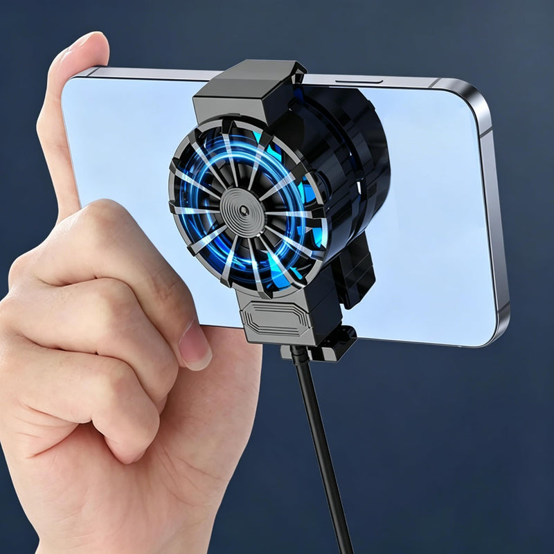 USB-Powered Phone Cooling Fan | Back Clip Smartphone Cooler Portable Mobile Phone Cooling Fan, A Must-have Gadget For Gaming and Live Streaming
