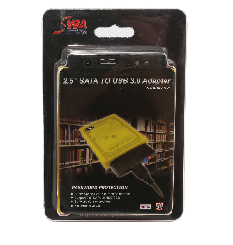 Syba USB 3.0 to SATA II HDD Adapter with 2 Storage Case for 2.5-Inch SATA Hard Drive SY-ADA20121