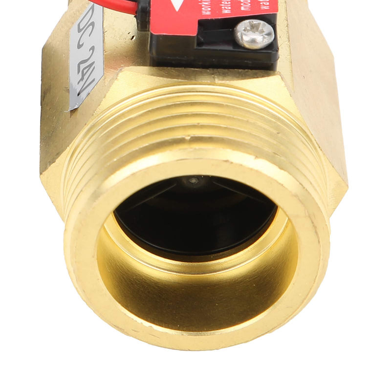 YFB10 Hall Flow Meter Switch G1in Water Flow Sensor Turbine Meter DC24V for Water Heater