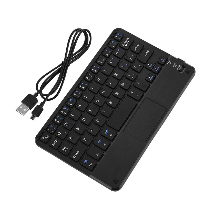 Sanpyl Ultra‑Slim Wireless Keyboard, Mini 59 Keys Bluetooth Keyboard with Touchpad and 280mAh Battery Capacity for Tablet/Phone/Notebook/Desktop/Laptop