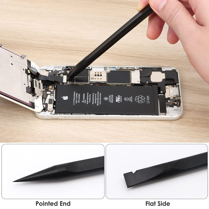 STREBITO Spudger Pry Tool Kit 11 Piece Opening Tool, Plastic & Metal Spudger Tool Kit, Ultimate Prying & Open Tool for iPhone, Laptop, iPad, Cell Phone, MacBook, Tablet, Computer, Electronics Repair 11 in 1