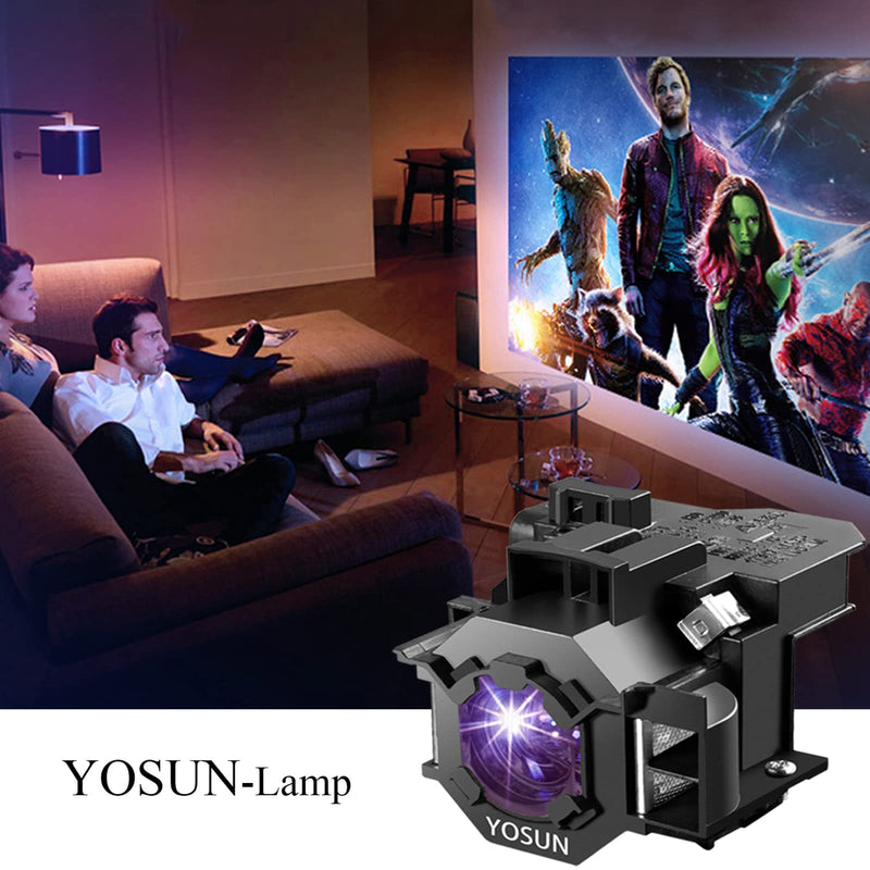 YOSUN v13h010l42 Projector Bulb for Epson-Elplp42 PowerLite Home Cinema 83 83+ 83c 83v 410w ex90 emp-83h h330a Replacement Projector Lamp Bulb LP42