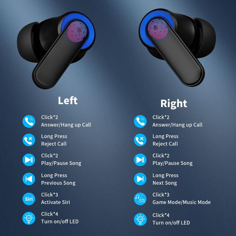 Headphones with Microphone Volume Control for Samsung Pixel iPad Pro Air Mini Oneplus