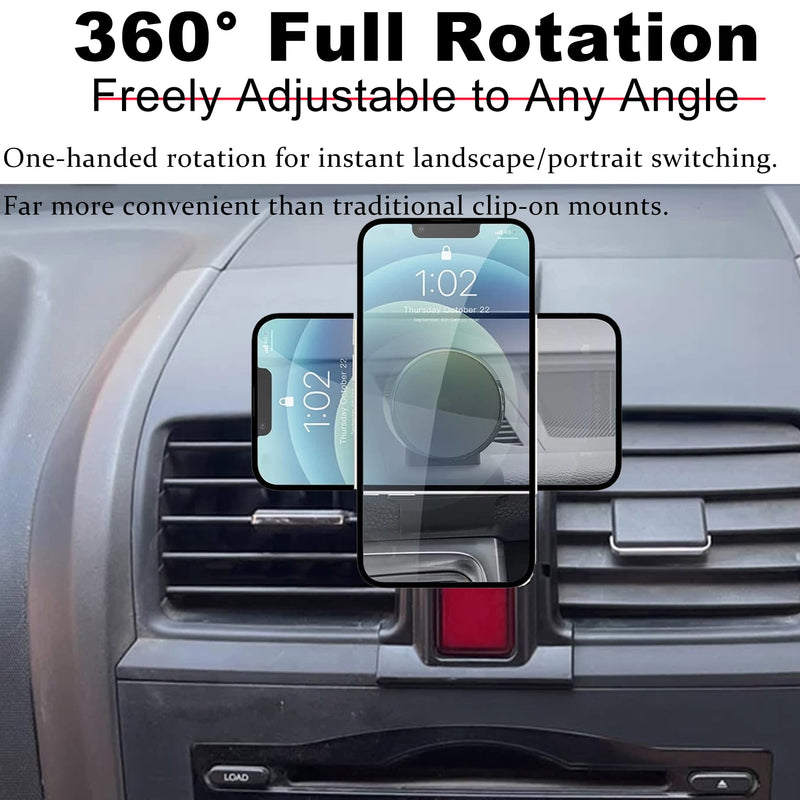 15W Magnetic Wireless Charging Car Mount Exclusive Snap-On Holder for Honda CR-V 2007-2011 Accessories Dedicated Phone Stand Compatible with MagSafe for iPhone 12-17 Series Honda CR-V for 2007-2011