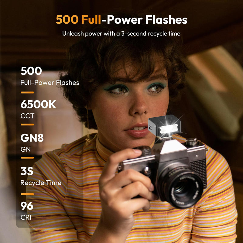 Ulanzi SL01 Mini Flash Speedlite with SL02 Camera Flash with Video Light