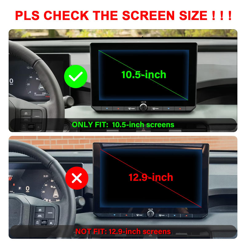 Dual-End Car Phone Holder for Toyota RAV4 2026 Accessories 10.5-Inch Screen | Strong Magnetic Cell Phone Mount for Magsafe iPhone, 360° Hands-Free No Air Vent Blockage One-Hand Operation Stable Stand For Toyota 2026 RAV4 10.5-inch