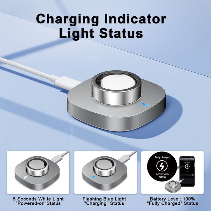 Charger Compatible with Aura-Ring Gen 3-Size 11 | Fast Safe Charging Dock with USB-C Cable for Smart Ring Accessories(Not Compatible with Aura-Ring Gen 5/4) Size 11